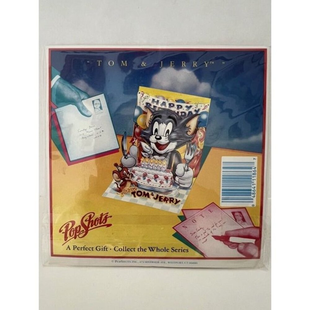 PopShots‎ HAPPY BIRTHDAY FROM TOM & JERRY 3D Pop-Up Collectable Greeting Card